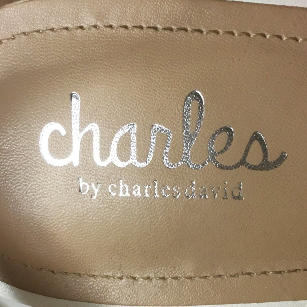 CHARLES BY CHARLES DAVID "Lambert" Cork heeled sandal - Picture 12 of 14